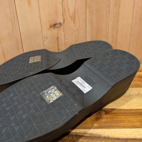 ALDO Black Platform Sandals for Women Size 9 - Picture 8 of 9